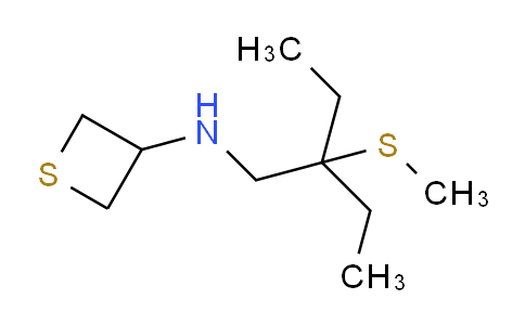 1864901-54-1 | N-[2-ethyl-2-(methylsulfanyl)butyl]thietan-3-amine