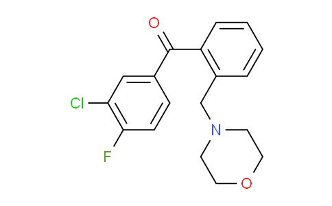 MCA99796 | 898750-68-0 | (3-クロロ-4-フルオロフェニル)-[2-(モルホリン-4-イルメチル)フェニル]メタノン