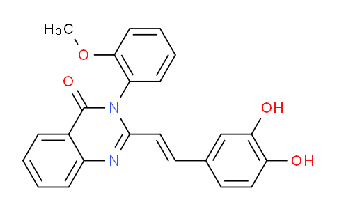 2041072-41-5 | (E)-2-(3,4-Dihydroxystyryl)-3-(2-methoxyphenyl)quinazolin-4(3H)-one