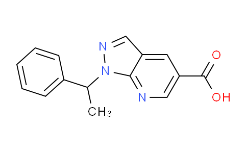 926223-68-9 | 1H-Pyrazolo[3,4-b]pyridine-5-carboxylic acid, 1-(1-phenylethyl)-
