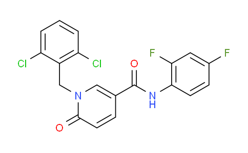 MCB27950 | 339008-61-6 | 1-[(2,6-dichlorophenyl)methyl]-N-(2,4-difluorophenyl)-6-oxopyridine-3-carboxamide