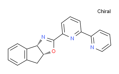 2757082-44-1 | (3aS,8aR)-2-([2,2'-Bipyridin]-6-yl)-3a,8a-dihydro-8H-indeno[1,2-d]oxazole