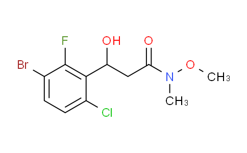 DYB36690 | 2755719-46-9 | 3-(3-Bromo-6-chloro-2-fluorophenyl)-3-hydroxy-N-methoxy-N-methylpropanamide