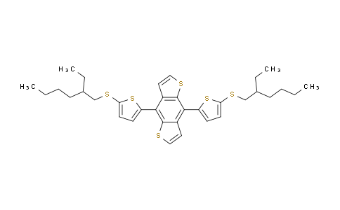1613389-28-8 | Benzo[1,2-b:4,5-b']dithiophene, 4,8-bis[5-[(2-ethylhexyl)thio]-2-thienyl]-