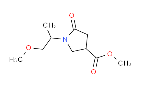 1355334-47-2 | Methyl 1-(2-Methoxy-1-methylethyl)-5-oxopyrrolidine-3-carboxylate