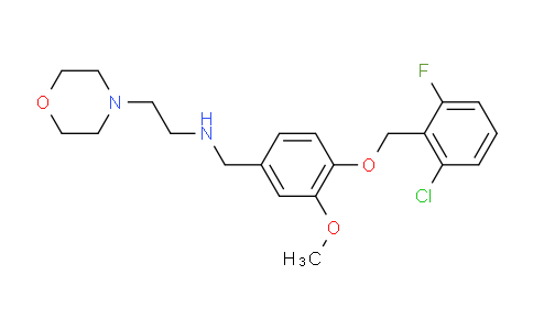 MCB54581 | 875005-43-9 | N-{4-[(2-クロロ-6-フルオロベンジル)オキシ]-3-メトキシベンジル}-N-[2-(4-モルホリニル)エチル]アミン