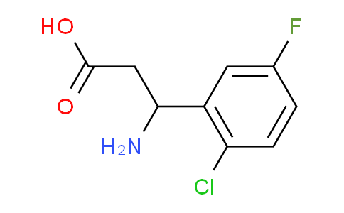 502686-29-5 | 3-amino-3-(2-chloro-5-fluorophenyl)propanoic acid