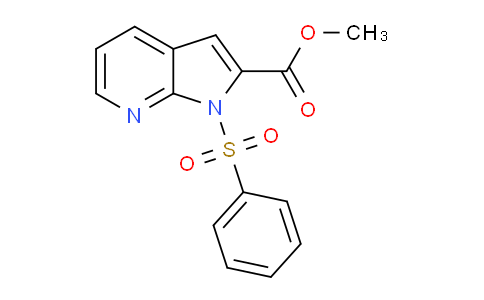 1638763-43-5 | methyl 1-(benzenesulfonyl)-1H-pyrrolo[2,3-b]pyridine-2-carboxylate