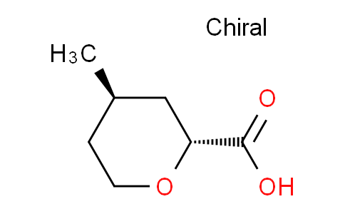 1644061-89-1 | trans-4-methyloxane-2-carboxylic acid
