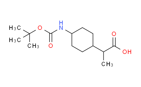 1784215-89-9 | 2-[4-(叔丁氧羰基氨基)环己基]丙酸