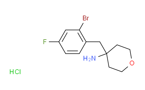 MCB63659 | 1803609-61-1 | 4-[(2-bromo-4-fluorophenyl)methyl]oxan-4-amine hydrochloride