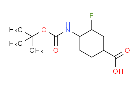 MCB64047 | 1823410-83-8 | 4-{[(tert-butoxy)carbonyl]amino}-3-fluorocyclohexane-1-carboxylic acid
