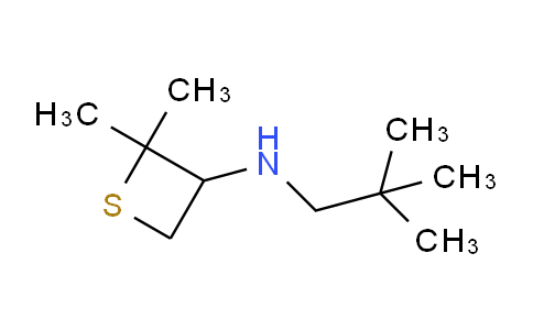 1870928-81-6 | N-(2,2-二甲基丙基)-2,2-二甲基硫杂环丁烷-3-胺