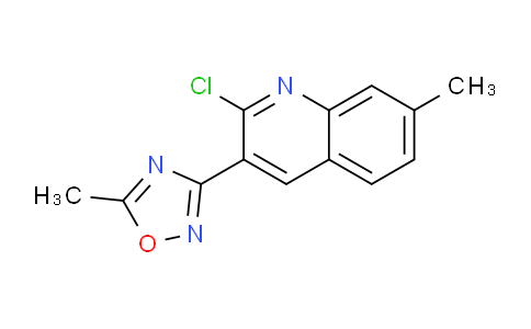 MCB76294 | 1142201-75-9 | 2-Chloro-7-methyl-3-(5-methyl-1,2,4-oxadiazol-3-yl)quinoline