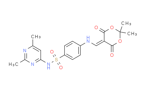 MCB76410 | 1023388-56-8 | 4-[(2,2-dimethyl-4,6-dioxo-1,3-dioxan-5-ylidene)methylamino]-N-(2,6-dimethylpyrimidin-4-yl)benzenesulfonamide