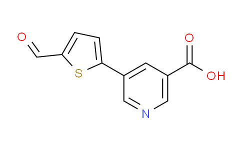893740-70-0 | 5-(5-Formylthiophen-2-YL)nicotinic acid