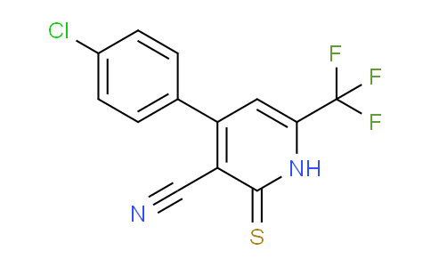 438218-95-2 | 4-(4-氯苯基)-2-硫亚甲基-6-(三氟甲基)-1,2-二氢吡啶-3-腈