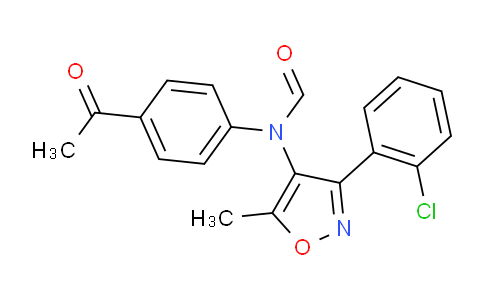 MCC14337 | 331847-89-3 | N-(4-Acetylphenyl)(3-(2-chlorophenyl)-5-methylisoxazol-4-yl)formamide