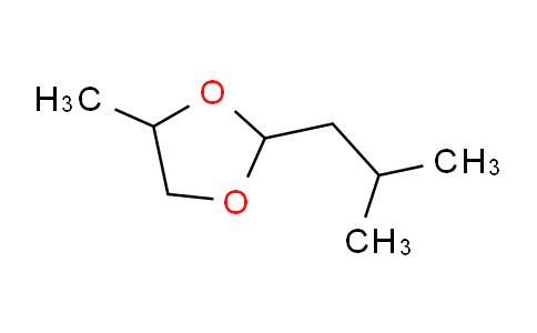 CAS No. 18433-93-7, 4-Methyl-2-(2-methylpropyl)-1,3-dioxolane