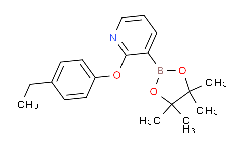 2913179-23-2 | 2-(4-乙基苯氧基)-3-(4,4,5,5-四甲基-1,3,2-二氧杂硼杂环戊烷-2-基)吡啶