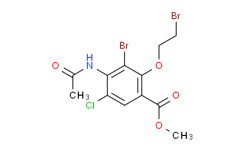 748788-39-8 | 4-乙酰氨基-3-溴-2-(2-溴乙氧基)-5-氯苯甲酸甲酯
