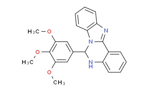 387371-82-6 | 6-(3,4,5-trimethoxyphenyl)-5,6-dihydrobenzo[4,5]imidazo[1,2-c]quinazoline