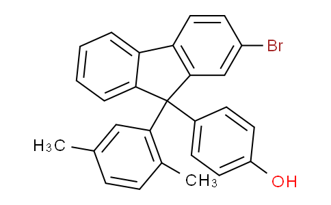 2388980-71-8 | 4-(2-溴-9-(2,5-二甲基苯基)-9H-芴-9-基)苯酚