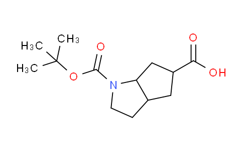 1784313-63-8 | 1-tert-butoxycarbonyl-3,3a,4,5,6,6a-hexahydro-2H-cyclopenta[b]pyrrole-5-carboxylic acid