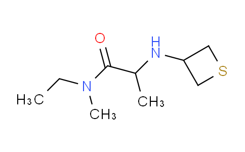 DYC64813 | 1869189-01-4 | N-ethyl-N-methyl-2-[(thietan-3-yl)amino]propanamide