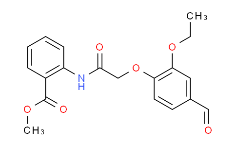 838882-52-3 | 2-[2-(2-乙氧基-4-甲酰基苯氧基)-乙酰氨基]-苯甲酸甲酯