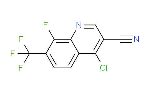 DYC66874 | 2188210-63-9 | 4-chloro-8-fluoro-7-(trifluoromethyl)quinoline-3-carbonitrile