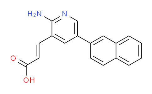 1798303-75-9 | 3-(2-Amino-5-(naphthalen-2-yl)pyridin-3-yl)acrylic acid