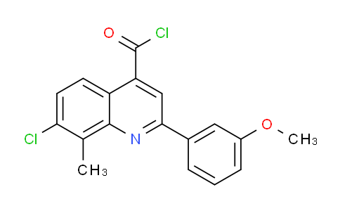 1160263-68-2 | 7-Chloro-2-(3-methoxyphenyl)-8-methylquinoline-4-carbonyl chloride