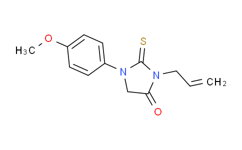 828299-73-6 | 1-(4-methoxyphenyl)-3-(prop-2-en-1-yl)-2-sulfanylideneimidazolidin-4-one