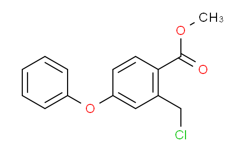 CAS No. 1455091-04-9, 2-Chloromethyl-4-phenoxybenzoic acid methyl ester