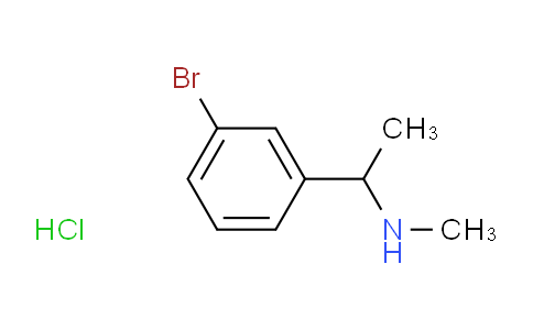 2197556-55-9 | 1-(3-溴苯基)-N-甲基乙胺盐酸盐