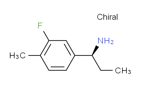 MCD20144 | 1213853-34-9 | (1S)-1-(3-fluoro-4-methylphenyl)propan-1-amine