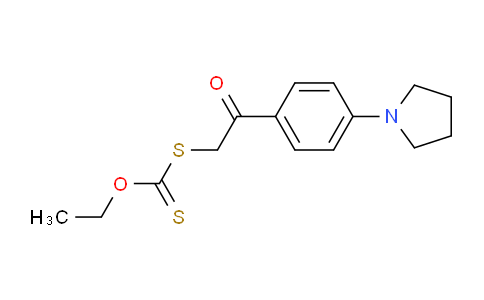MCD21542 | 1793954-81-0 | Carbonodithioic acid, O-ethyl S-[2-oxo-2-[4-(1-pyrrolidinyl)phenyl]ethyl] ester