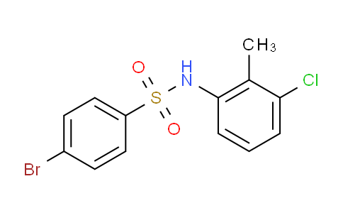 311328-85-5 | 4-溴-N-(3-氯-2-甲基苯基)苯磺酰胺