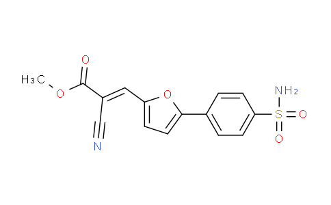 MCD32425 | 292053-42-0 | Methyl 2-cyano-3-[5-(4-sulfamoylphenyl)furan-2-yl]prop-2-enoate