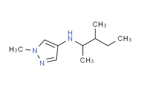 CAS No. 1153971-19-7, 1-メチル-N-(3-メチルペンタン-2-イル)-1H-ピラゾール-4-アミン
