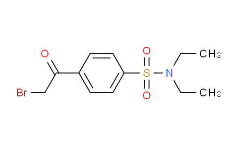 58722-36-4 | 4-(2-bromoacetyl)-N,N-diethylbenzene-1-sulfonamide