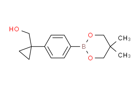 DYD57756 | 1467060-42-9 | (1-(4-(5,5-Dimethyl-1,3,2-dioxaborinan-2-yl)phenyl)cyclopropyl)methanol