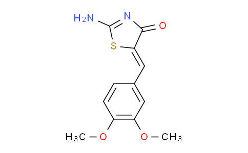1198098-03-1 | (5Z)-2-amino-5-[(3,4-dimethoxyphenyl)methylidene]-4,5-dihydro-1,3-thiazol-4-one