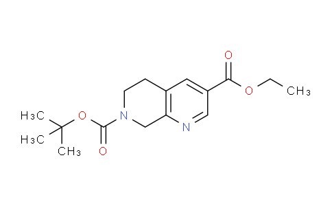 1823299-93-9 | 7-tert-butyl 3-ethyl 5,6,7,8-tetrahydro-1,7-naphthyridine-3,7-dicarboxylate