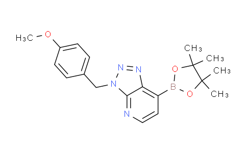 2088850-52-4 | 3-[(4-methoxyphenyl)methyl]-7-(tetramethyl-1,3,2-dioxaborolan-2-yl)-3H-[1,2,3]triazolo[4,5-b]pyridine