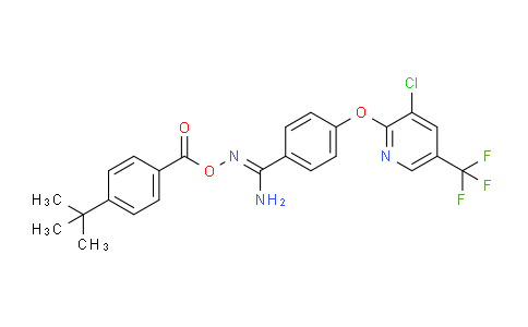 MCD74532 | 1025255-73-5 | [(Z)-[Amino-[4-[3-chloro-5-(trifluoromethyl)pyridin-2-yl]oxyphenyl]methylidene]amino] 4-tert-butylbenzoate