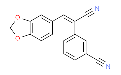 MCE03819 | 833439-61-5 | 3-[(E)-2-(1,3-苯并二氧杂环戊烯-5-基)-1-氰基乙烯基]苯甲腈