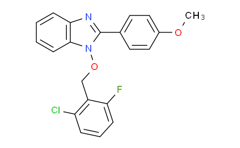 MCE27917 | 339009-76-6 | 1-[(2-chloro-6-fluorobenzyl)oxy]-2-(4-methoxyphenyl)-1H-1,3-benzimidazole