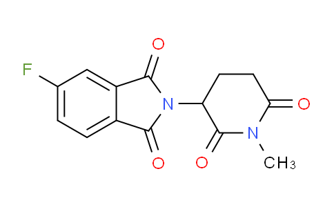 CAS No. 2230957-36-3, 5-Fluoro-2-(1-methyl-2,6-dioxopiperidin-3-yl)isoindoline-1,3-dione